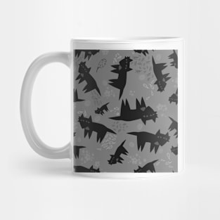 Tasmanian Devil Greys Mug